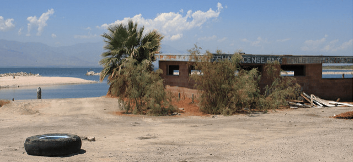 When taking a deep breath is hazardous: The physical and mental health costs of a shrinking Salton Sea